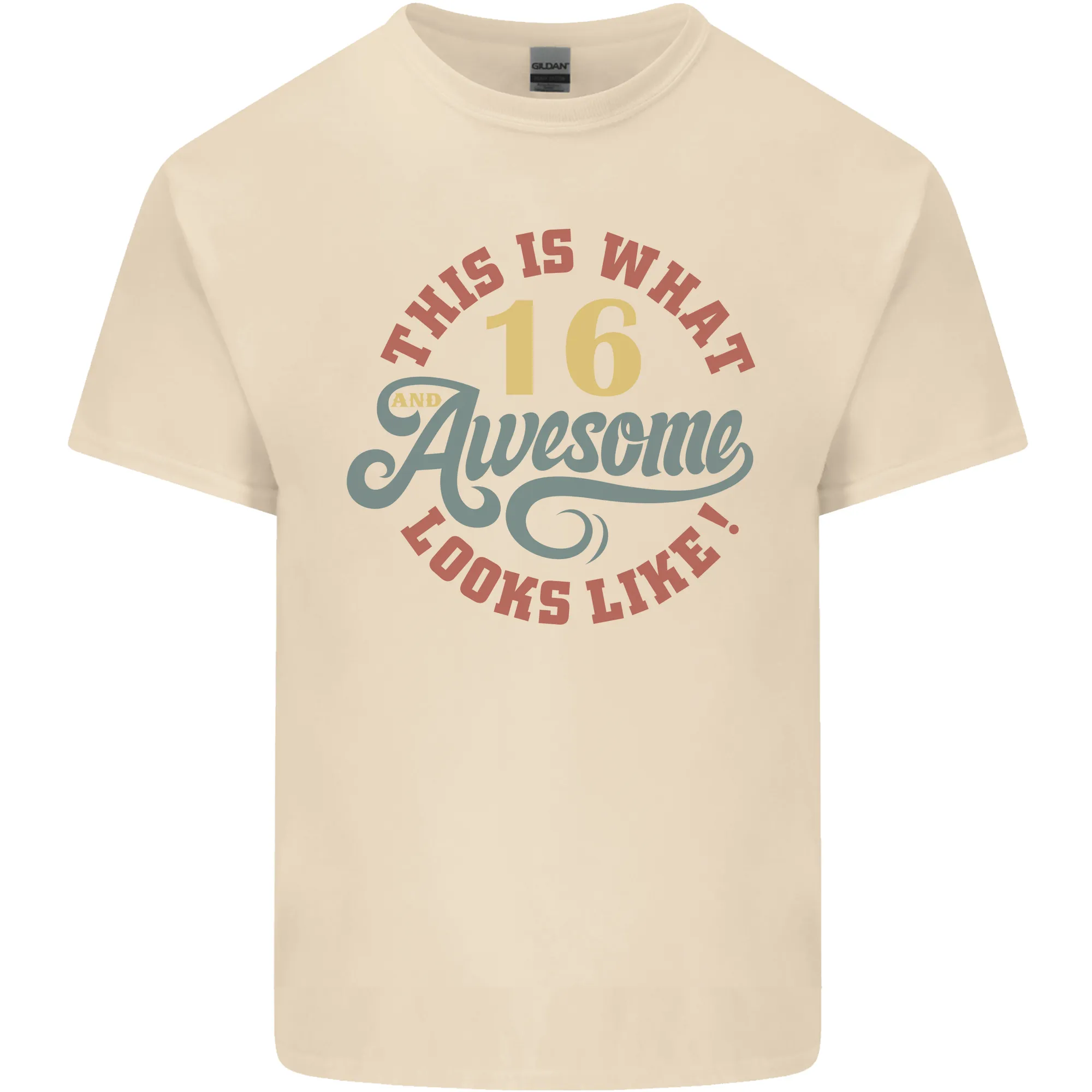 16th Birthday 60 Year Old Awesome Looks Like Mens Light Cotton T-Shirt