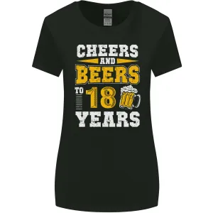 18th Birthday 18 Year Old Funny Alcohol Womens Wider Cut T-Shirt