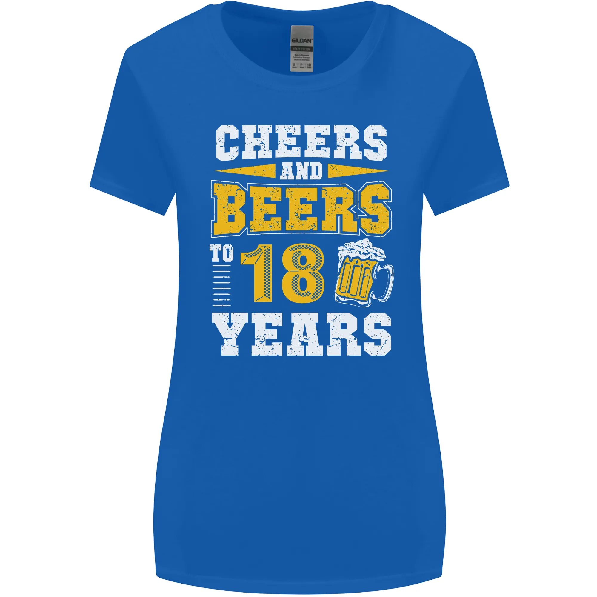 18th Birthday 18 Year Old Funny Alcohol Womens Wider Cut T-Shirt