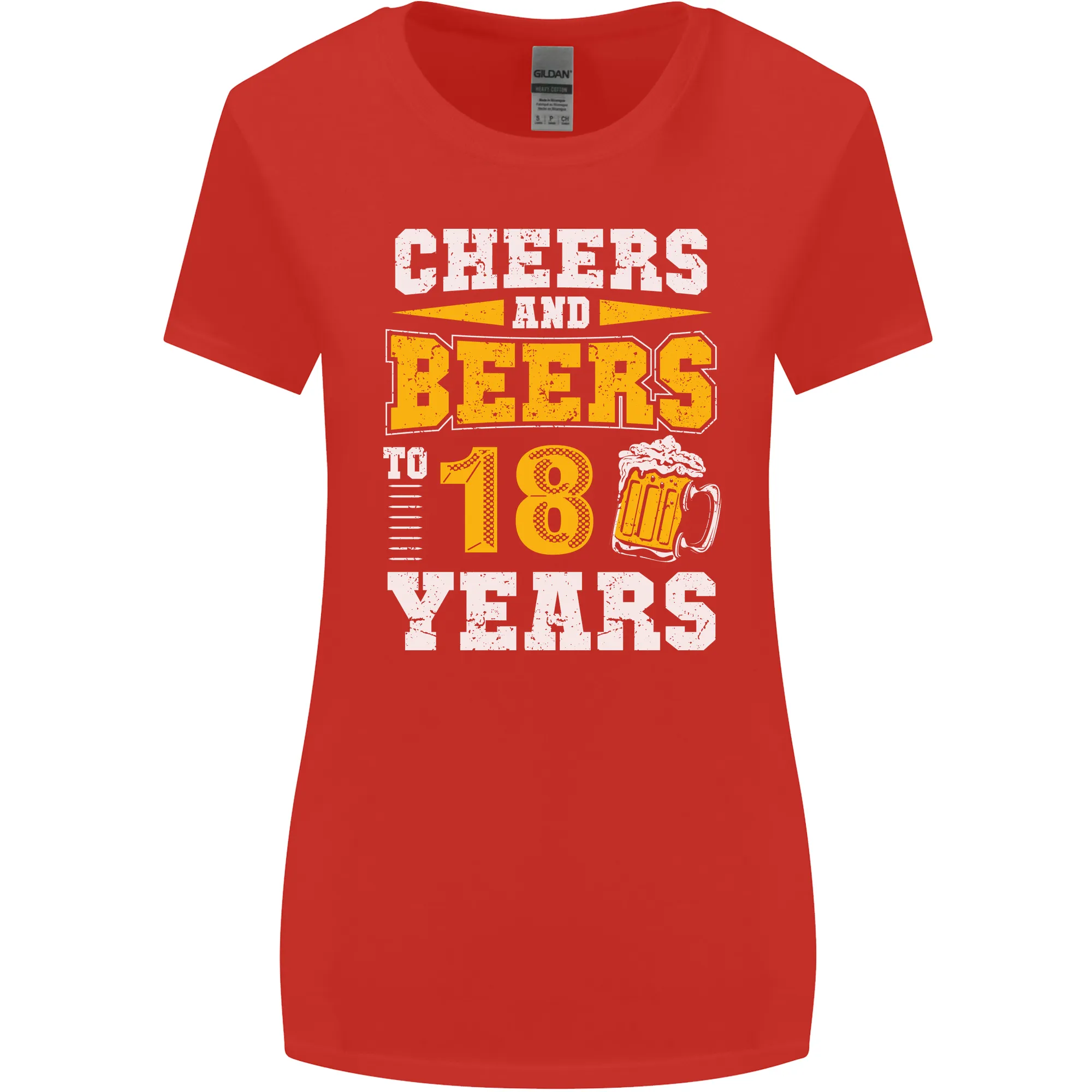 18th Birthday 18 Year Old Funny Alcohol Womens Wider Cut T-Shirt