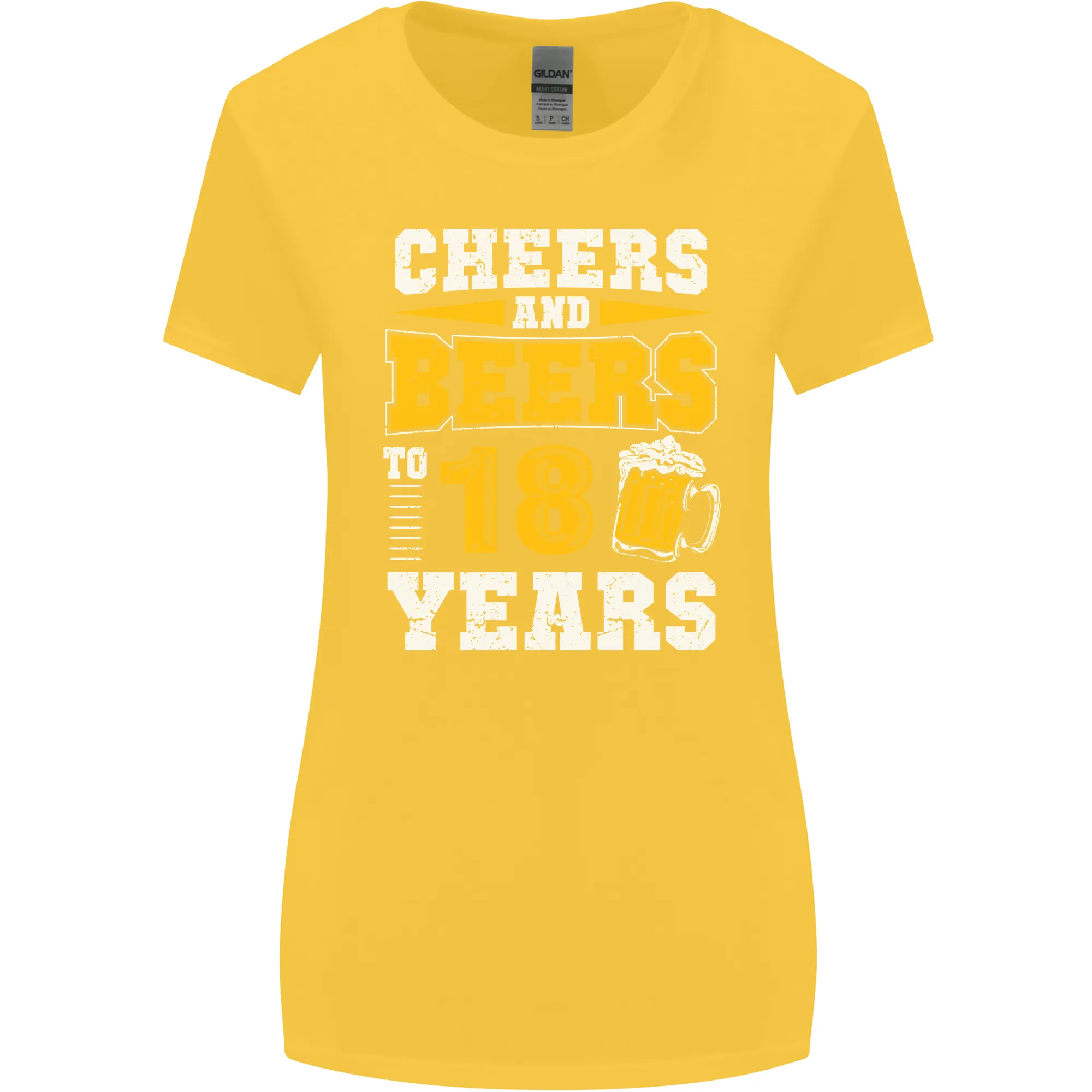 18th Birthday 18 Year Old Funny Alcohol Womens Wider Cut T-Shirt