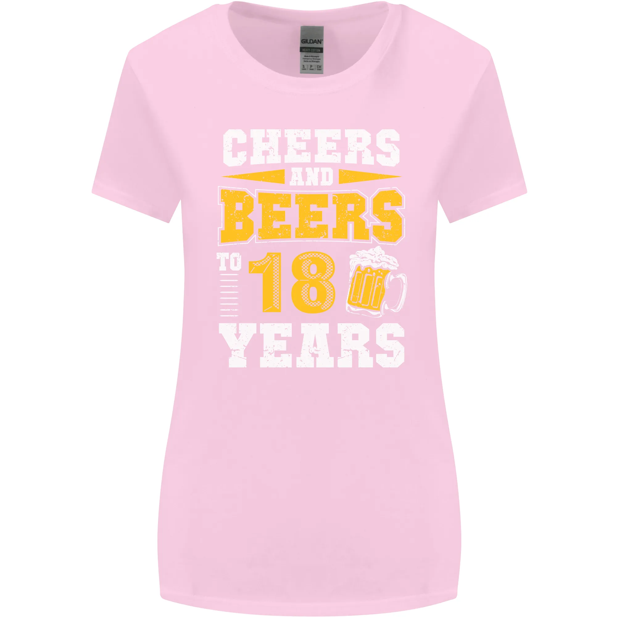 18th Birthday 18 Year Old Funny Alcohol Womens Wider Cut T-Shirt