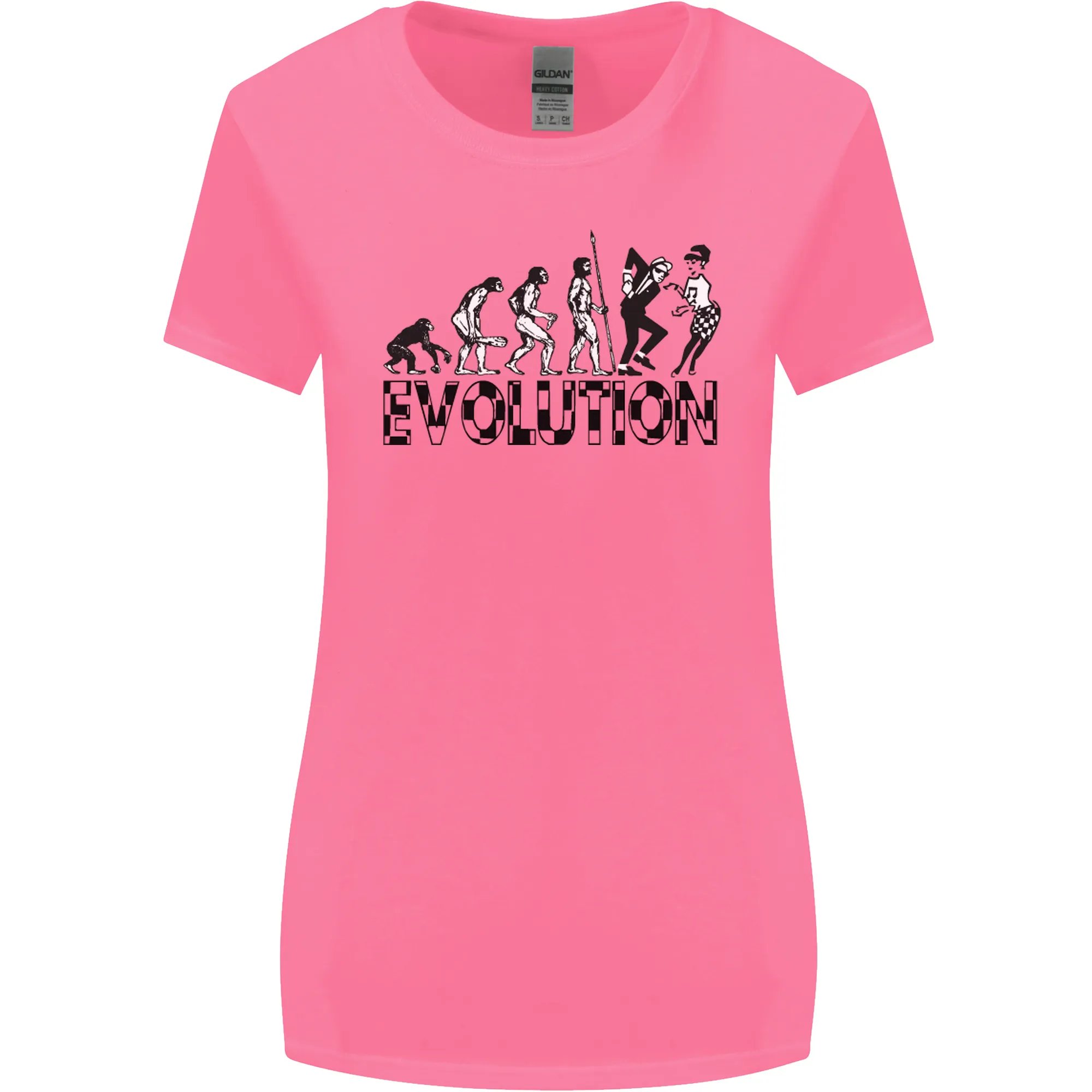 2 Tone Evolution Music 2Tone SKA Womens Wider Cut T-Shirt