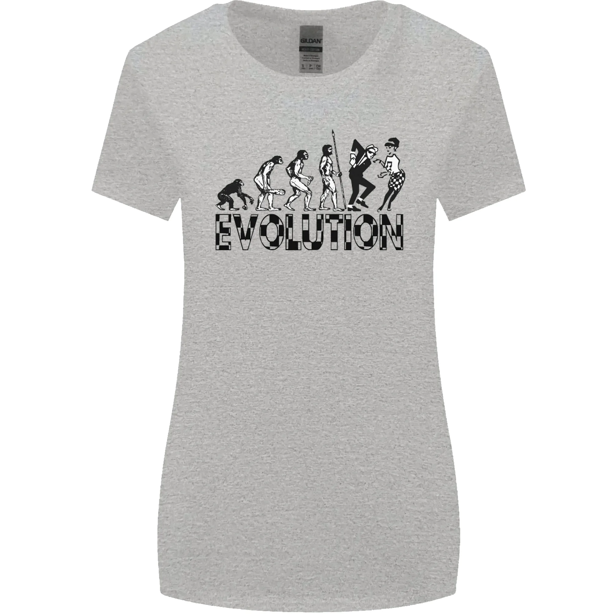 2 Tone Evolution Music 2Tone SKA Womens Wider Cut T-Shirt
