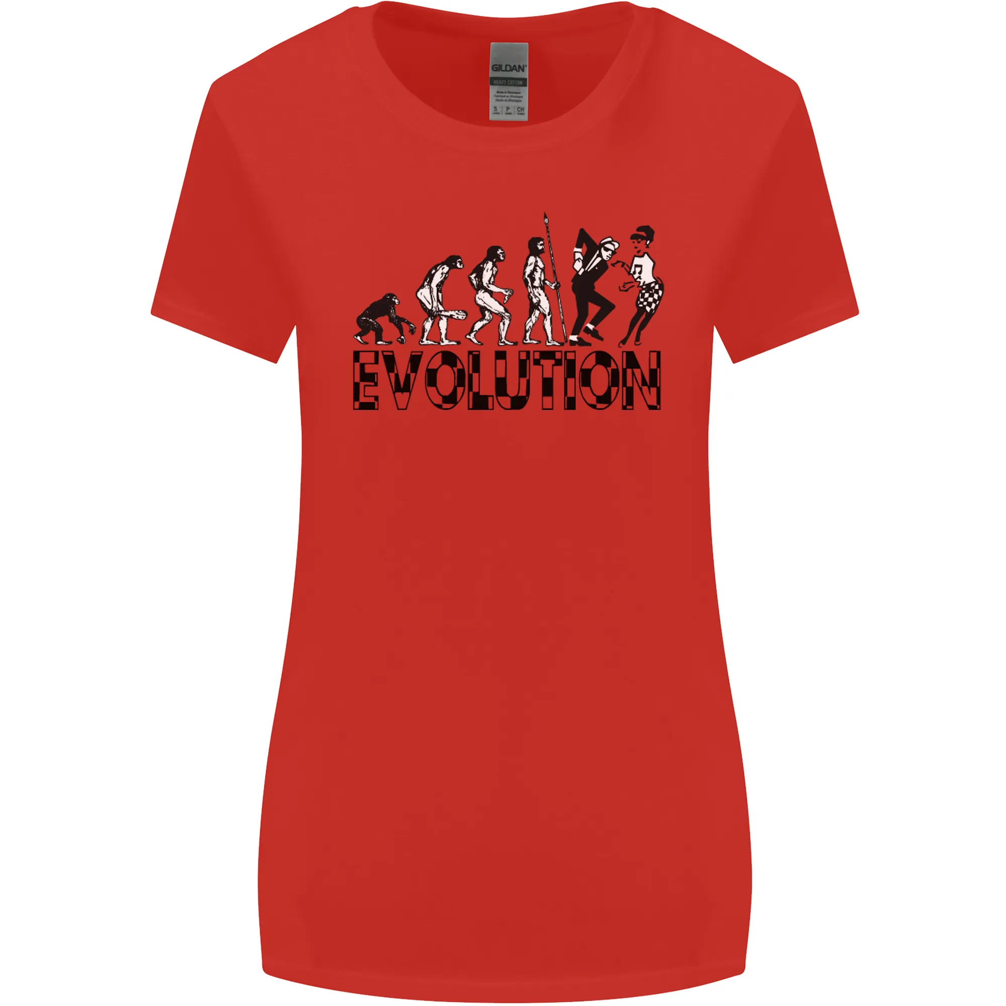 2 Tone Evolution Music 2Tone SKA Womens Wider Cut T-Shirt