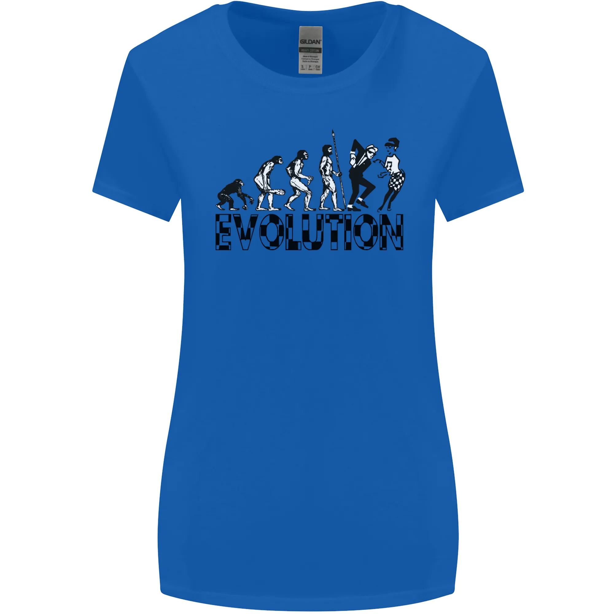 2 Tone Evolution Music 2Tone SKA Womens Wider Cut T-Shirt
