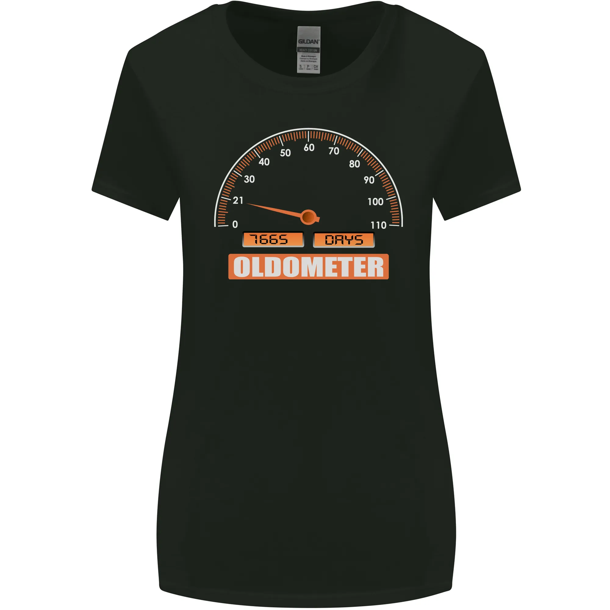 21st Birthday 21 Year Old Ageometer Funny Womens Wider Cut T-Shirt