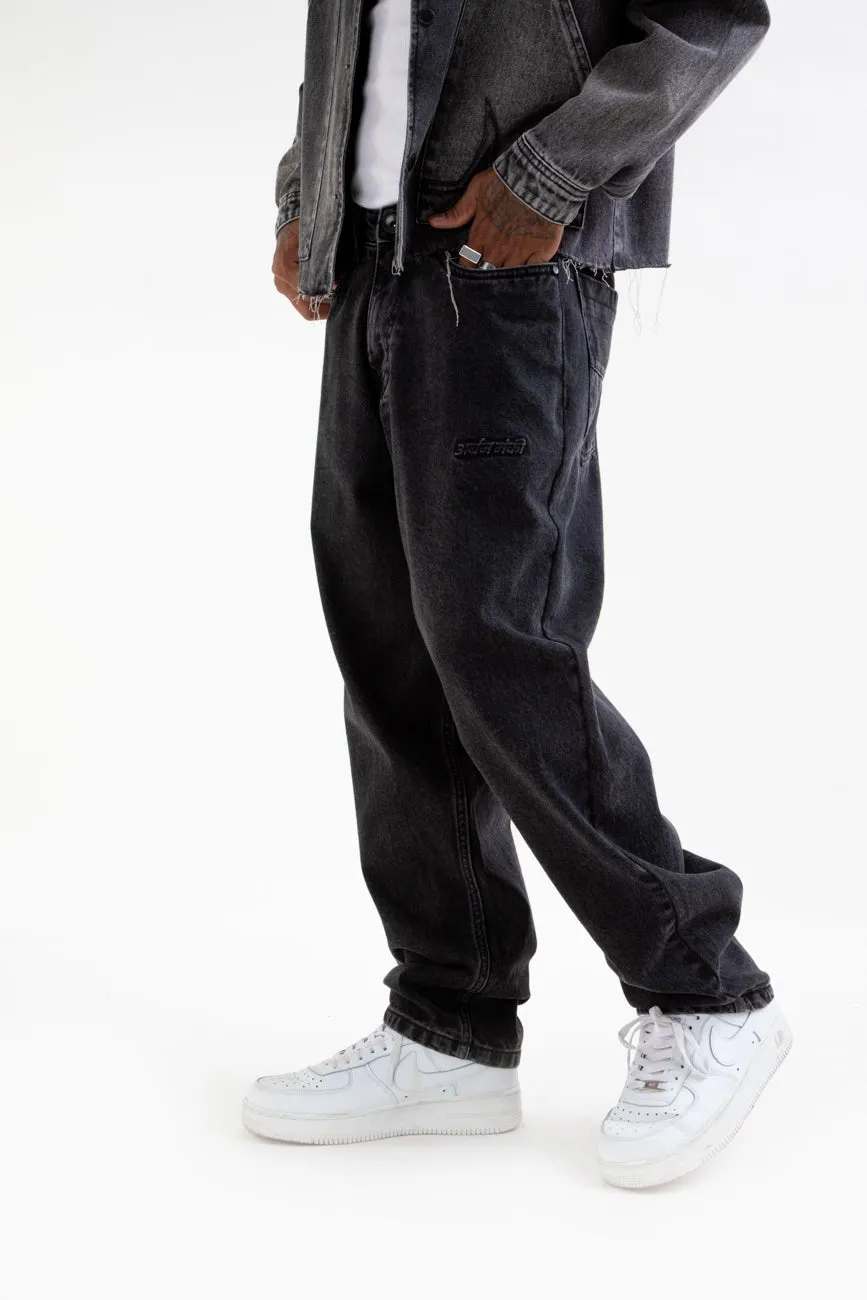 90s Skater Jeans // Black