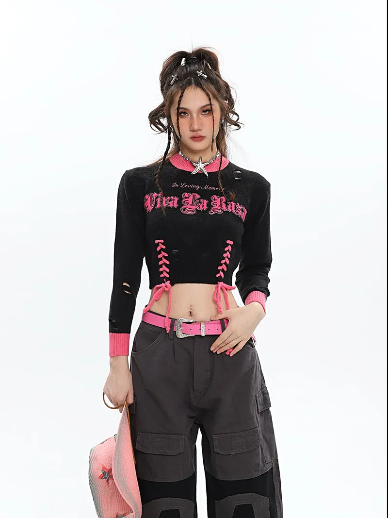 Amber Patchwork Baggy Loose Straight Leg Denim Jeans Pants