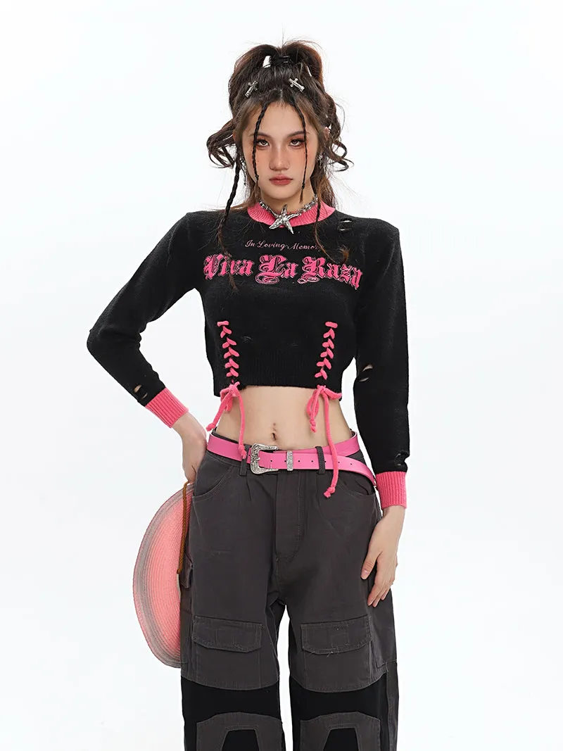 Amber Patchwork Baggy Loose Straight Leg Denim Jeans Pants