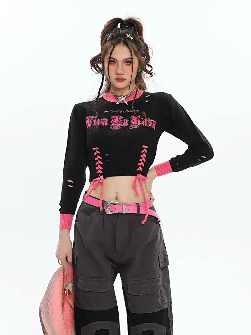 Amber Patchwork Baggy Loose Straight Leg Denim Jeans Pants
