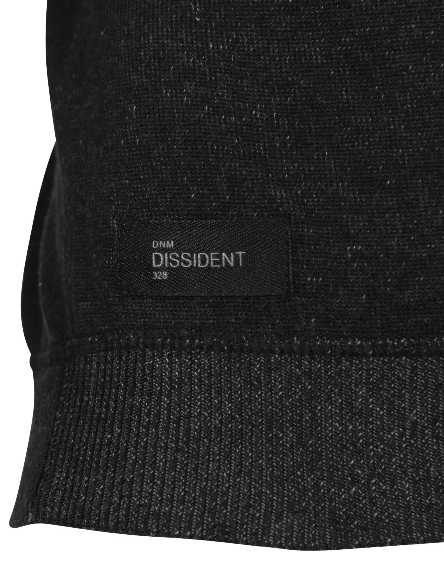 Antoni Jumper with Inner Mock T-Shirt in Black - Dissident
