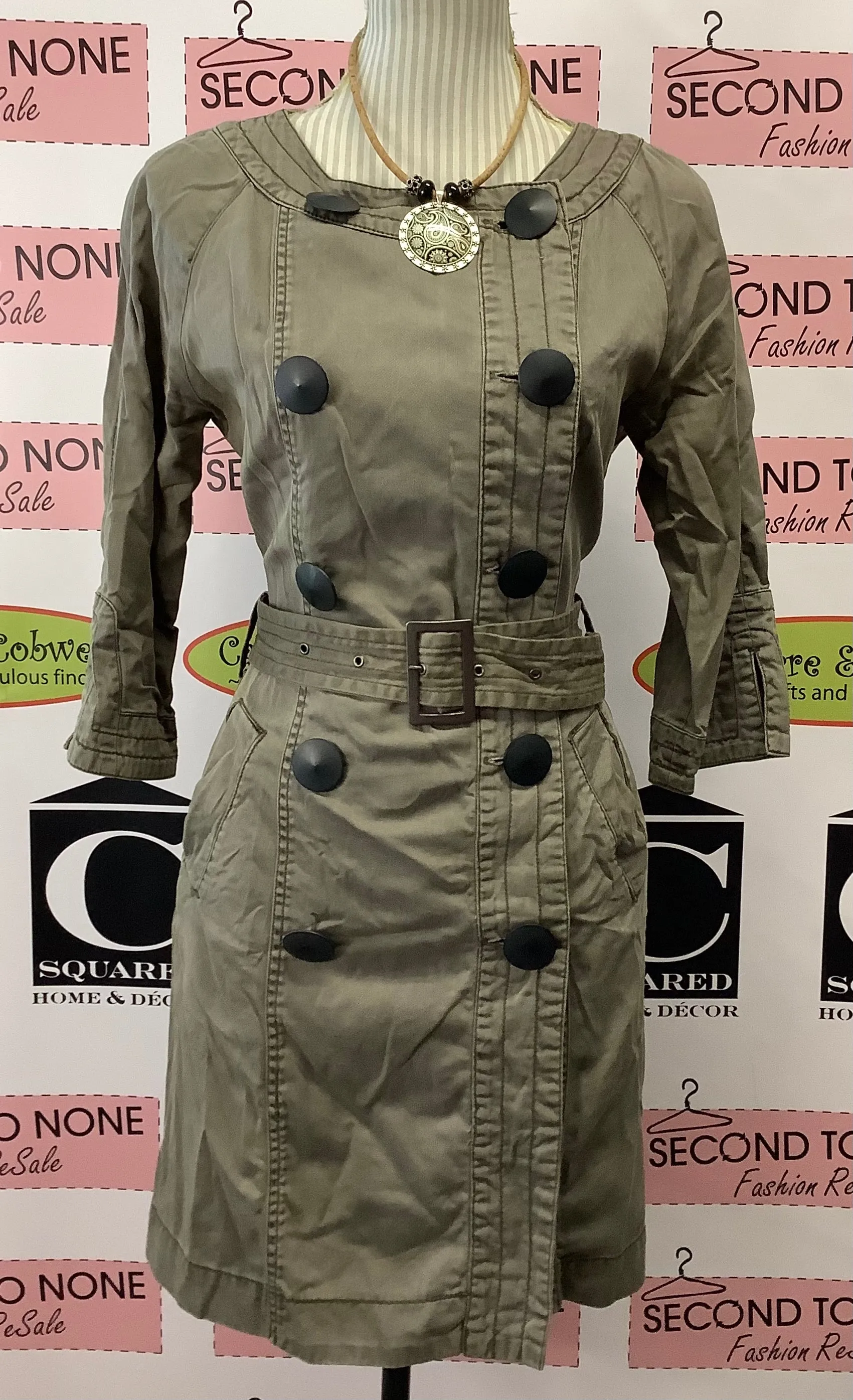 Armour Jeans Bold Button Dress (Size XS)