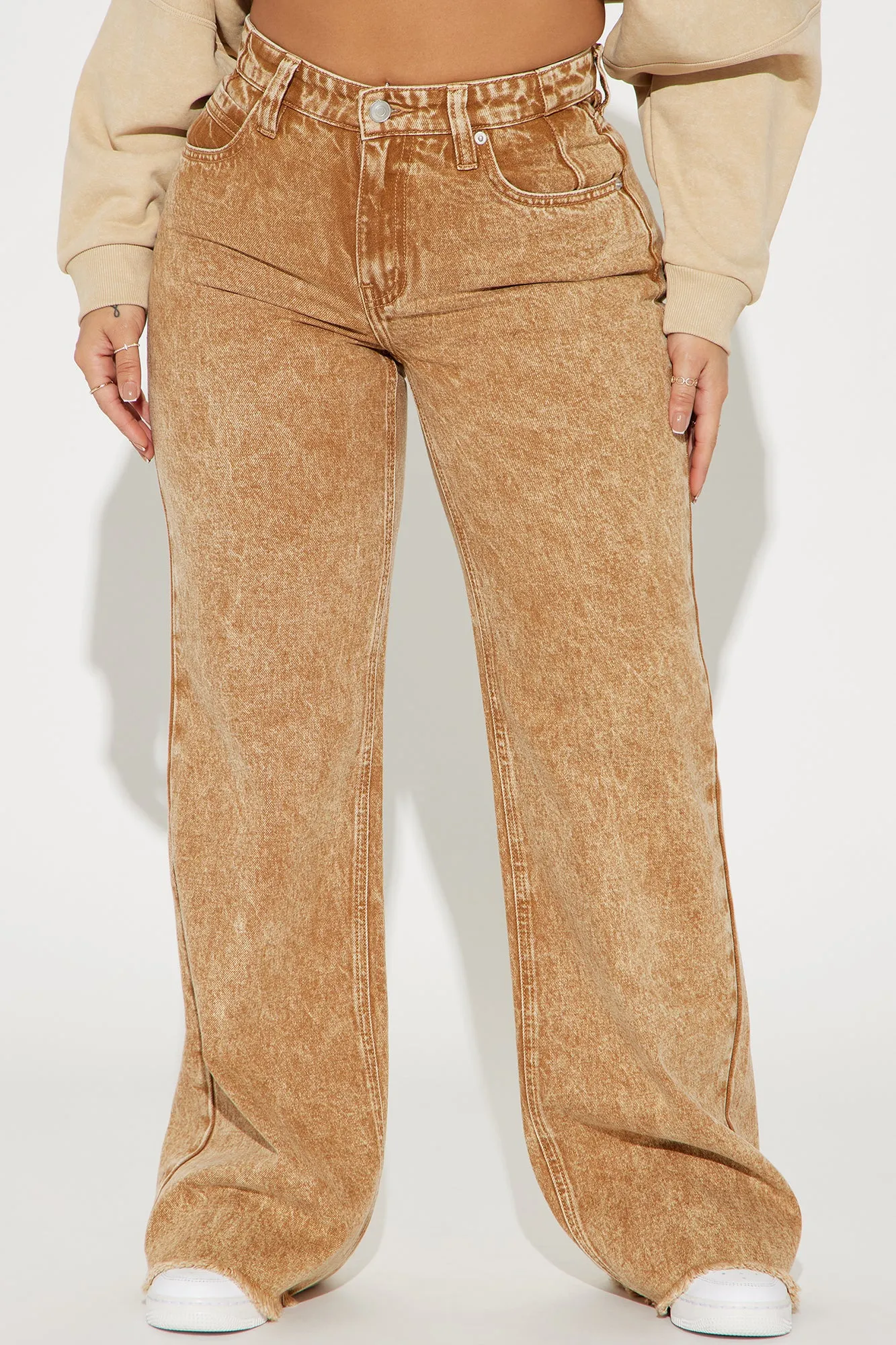 Ashtin Baggy Jeans - Mustard