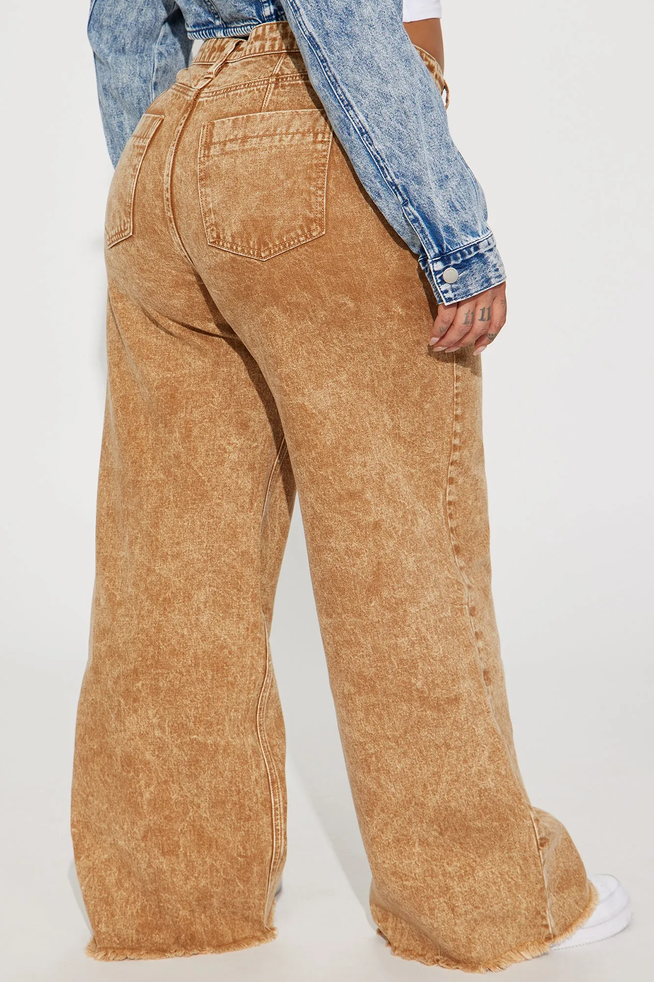 Ashtin Baggy Jeans - Mustard