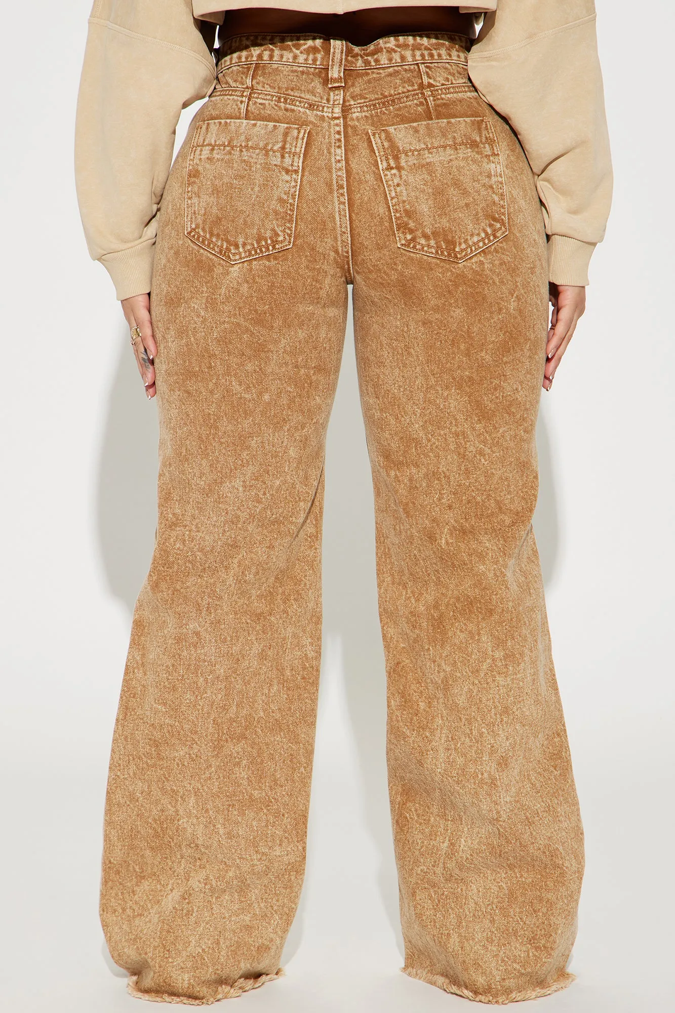 Ashtin Baggy Jeans - Mustard