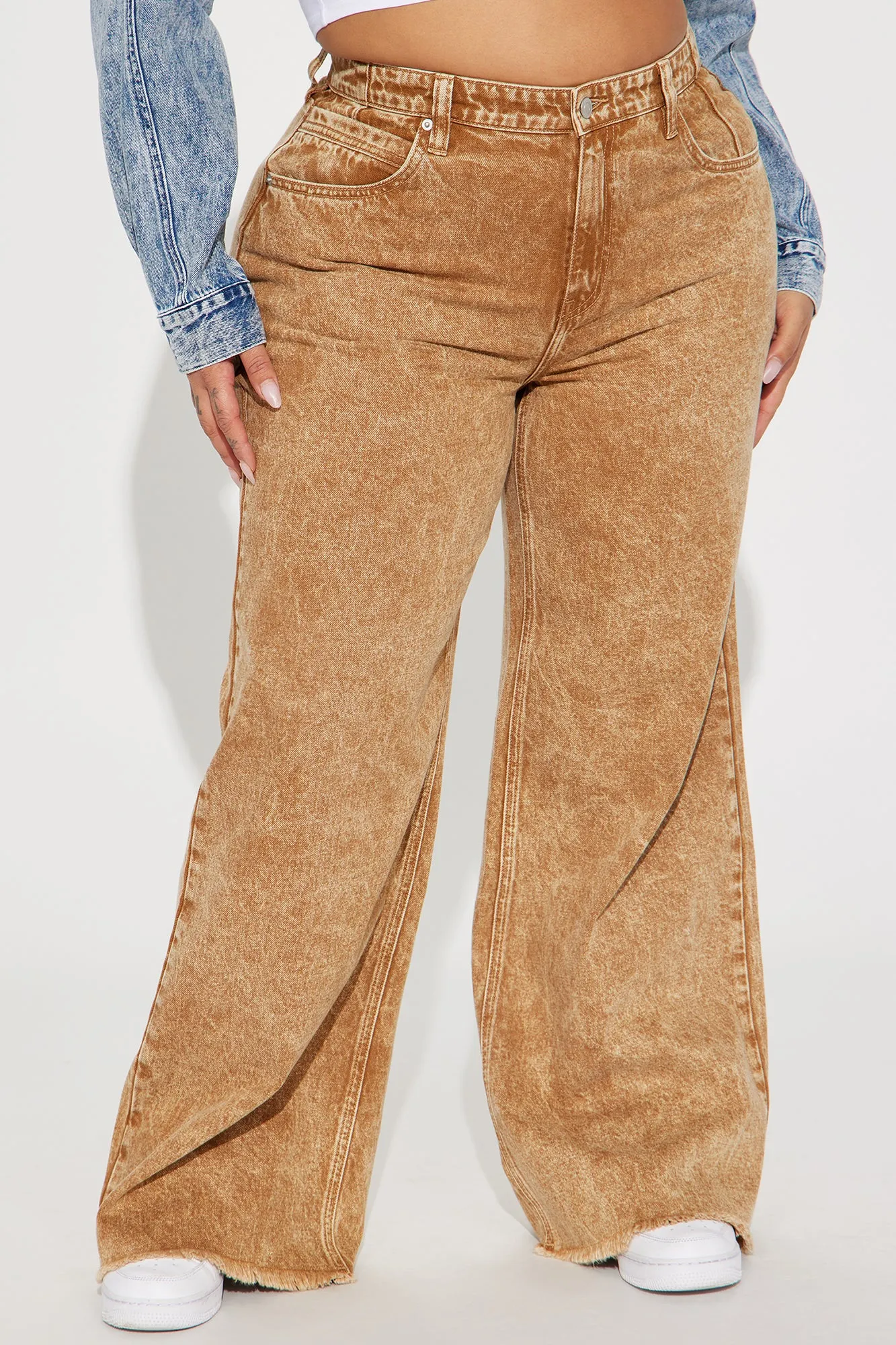 Ashtin Baggy Jeans - Mustard