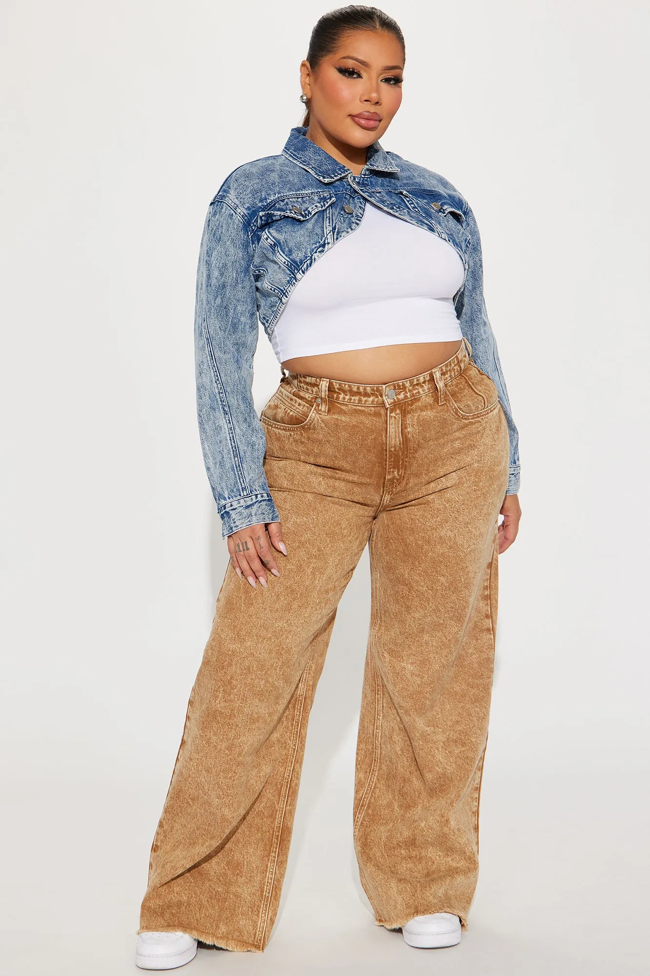 Ashtin Baggy Jeans - Mustard