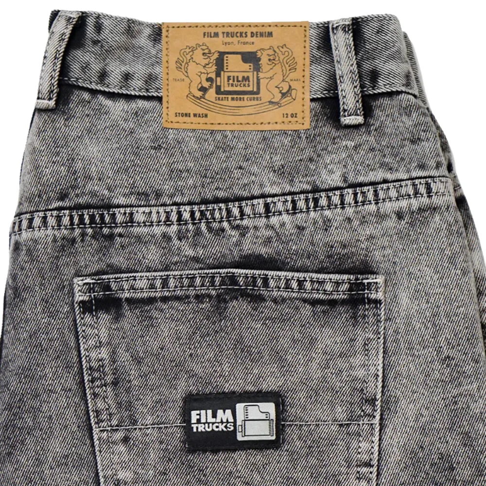 Baggy Jeans Stone Wash Grey