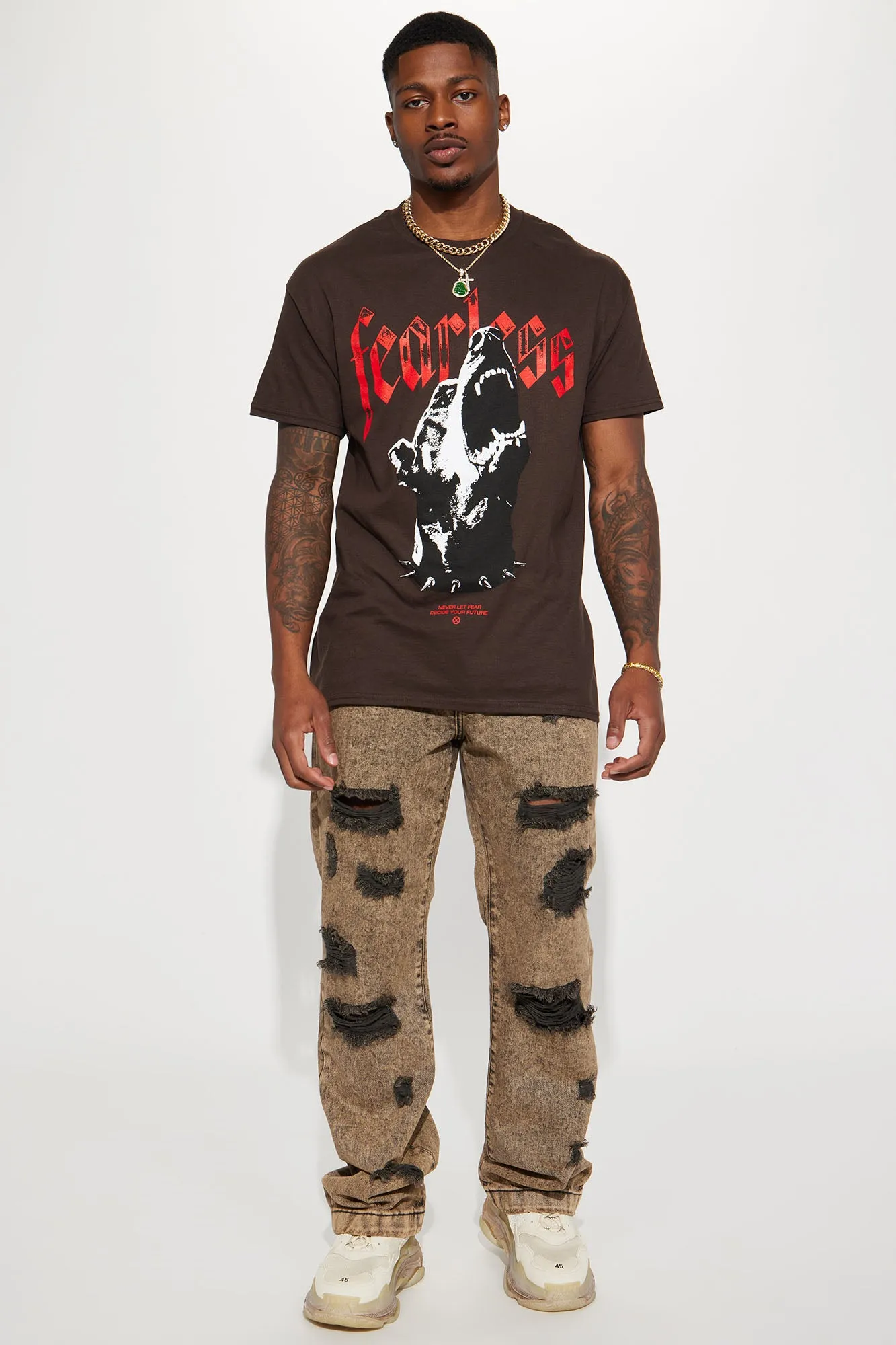 Been Through It Baggy Jeans - Acid Wash Black