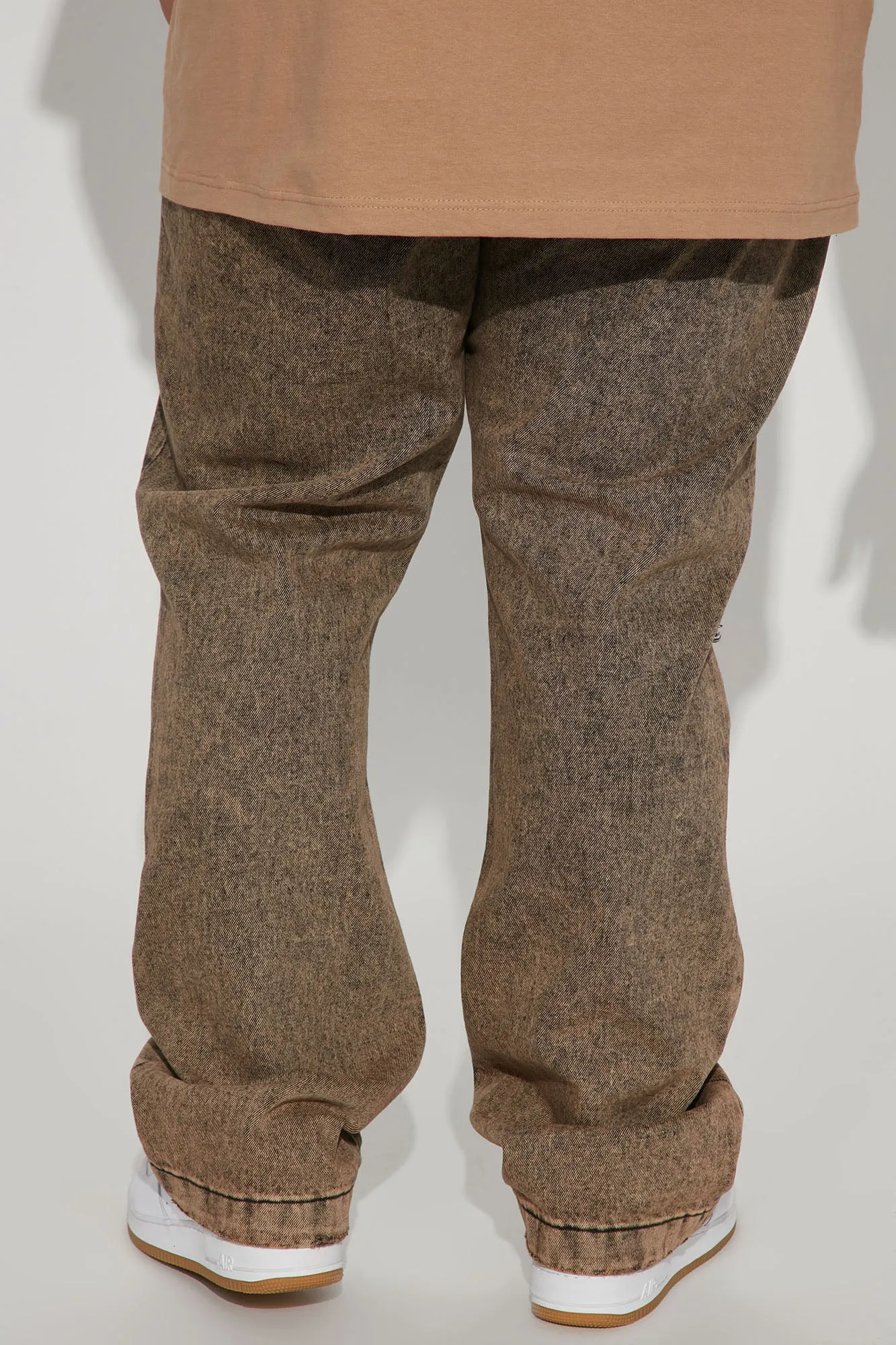 Been Through It Baggy Jeans - Acid Wash Black