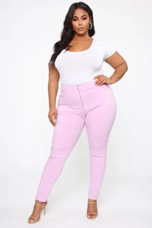 Being Extra II Skinny Jeans - Lavender