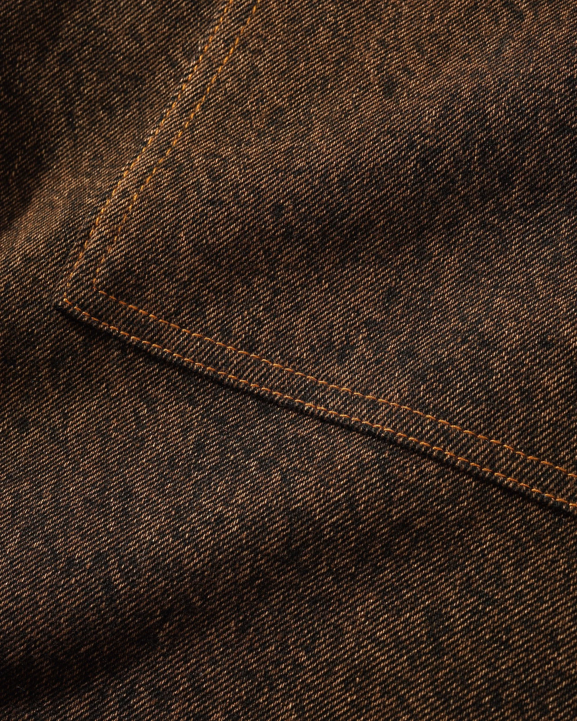Butter Goods Breakdown Relaxed Denim Jeans Acid Wash Brown