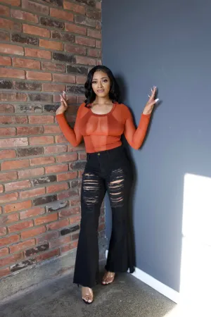 Candy Black Ripped Jeans