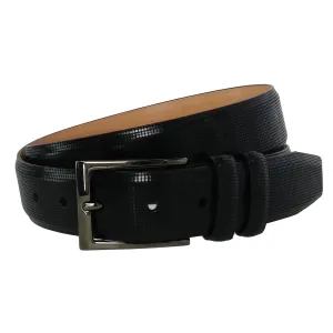 CrookhornDavis Men's The Michigan Avenue 35mm Italian Calfskin Leather Belt