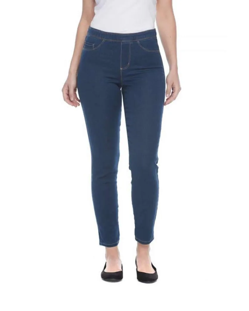 FDJ French Dressing Pull-On Ankle Indigo Jeans 273906