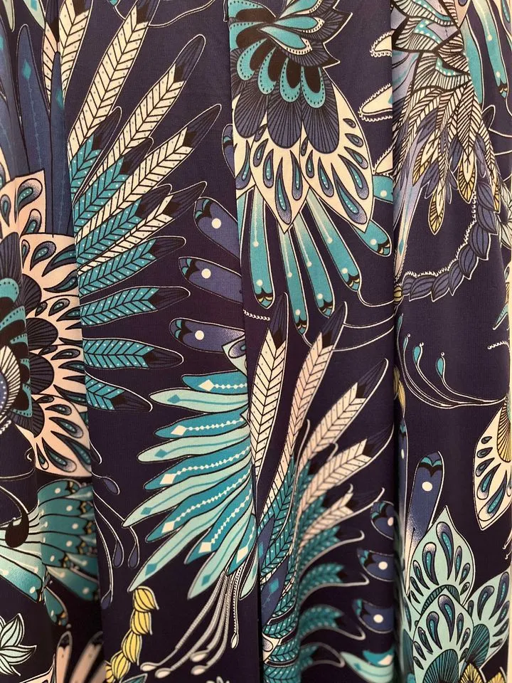 FLORAL PRINTED STRETCH JUMPSUIT