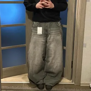 Flytonntore-Streetwear Men Outfits Tomboy Fits -Men Fall Outfits Outwear Streetwear y2k 90s Fashion Streetwear New Harajuku Solid Color Washed Baggy Jeans Men Y2K Fashion Retro Punk Casual Joker Gothic High Waist Wide Leg Pants