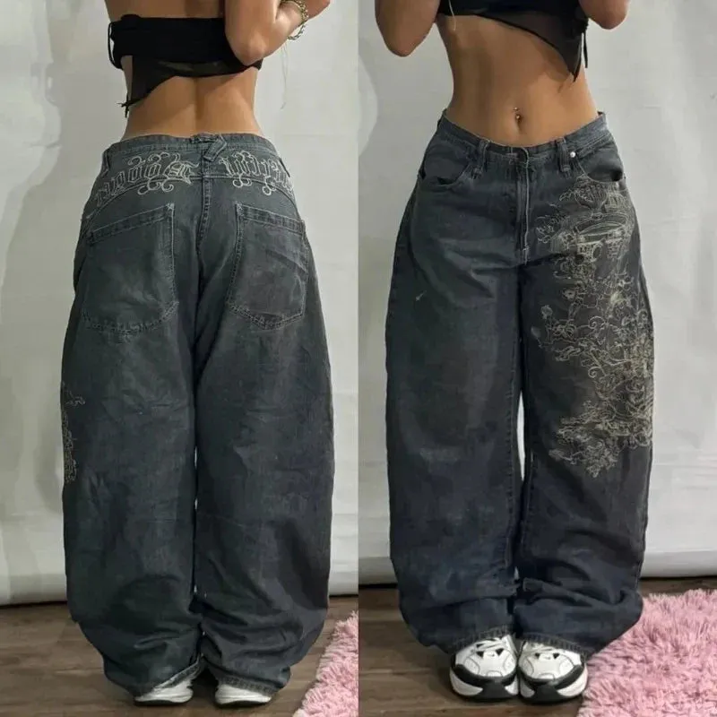 Flytonntore-Streetwear Men Outfits Tomboy Fits -Men Fall Outfits Outwear Streetwear y2k 90s Fashion Streetwear New Harajuku Solid Color Washed Baggy Jeans Men Y2K Fashion Retro Punk Casual Joker Gothic High Waist Wide Leg Pants