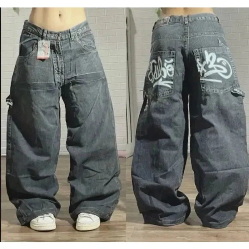 Flytonntore-Streetwear Men Outfits Tomboy Fits -Men Fall Outfits Outwear Streetwear y2k 90s Fashion Streetwear New Harajuku Solid Color Washed Baggy Jeans Men Y2K Fashion Retro Punk Casual Joker Gothic High Waist Wide Leg Pants