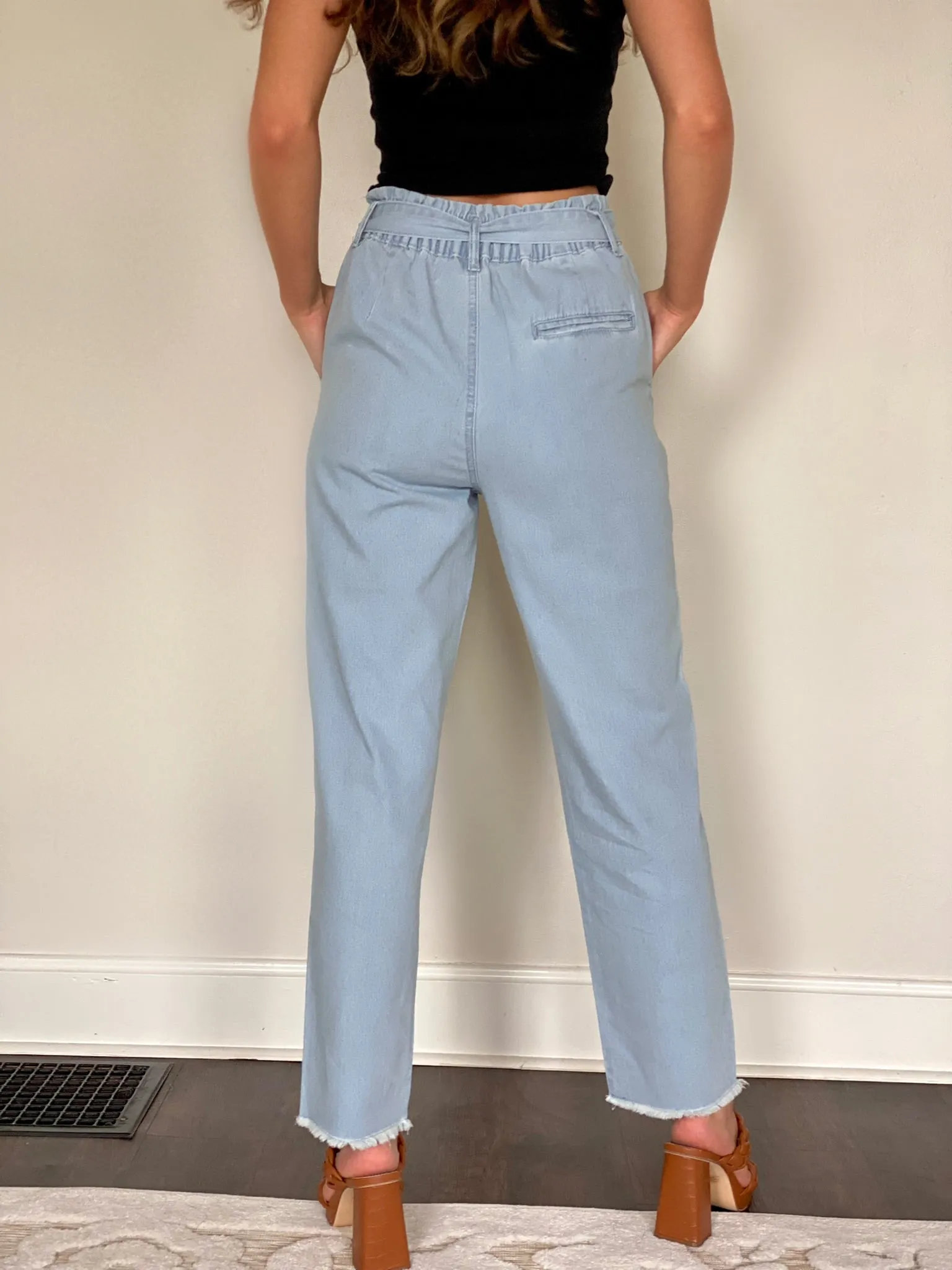 Good Times Ahead Tie Jeans