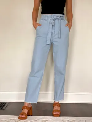 Good Times Ahead Tie Jeans