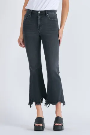 Happy Fray Flare Jeans