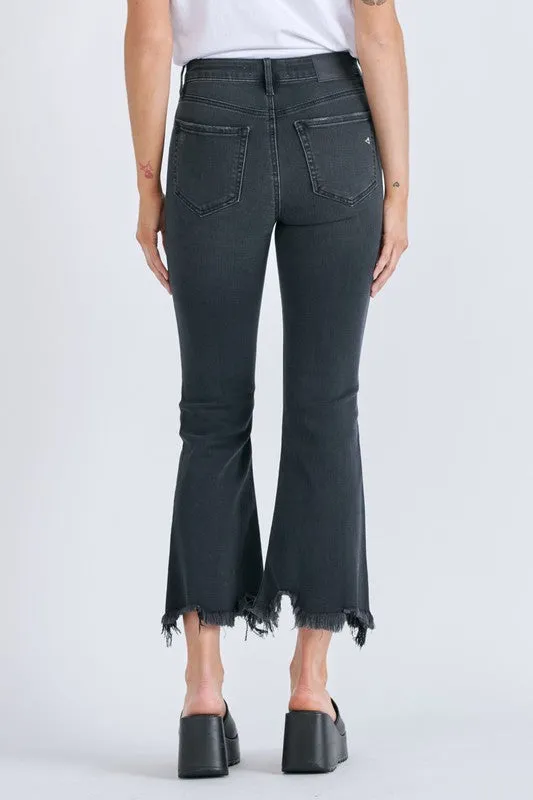 Happy Fray Flare Jeans