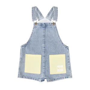 HEVEN CHILD POCKETS DENIM OVERALLS