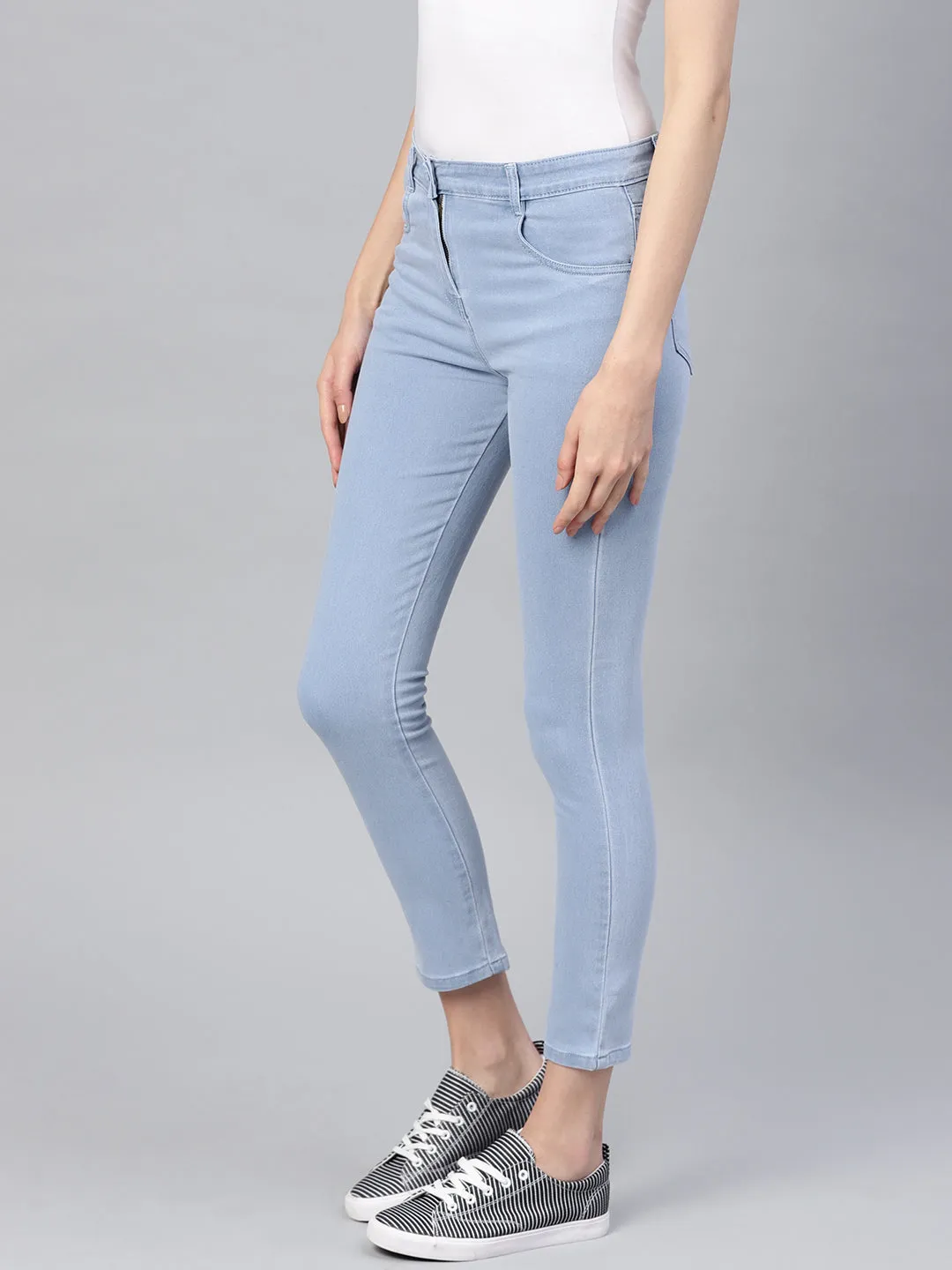 Ice Blue Cropped Jeans (Same As 0005)