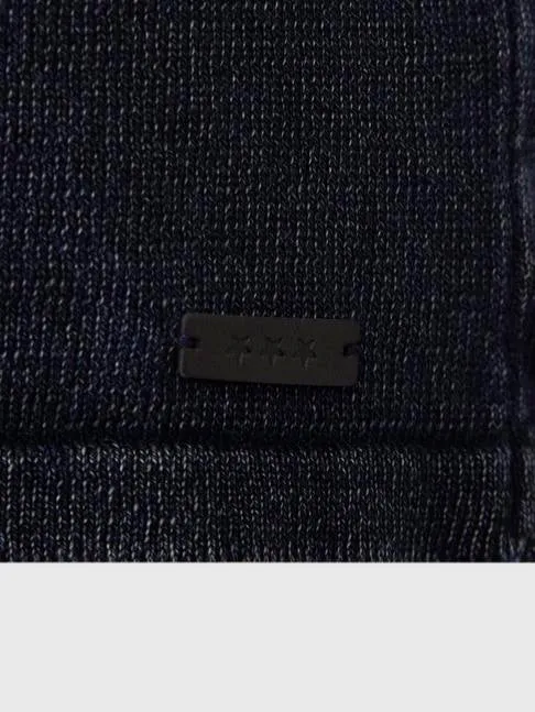 John Varvatos - The Long Sleeve Acid Wash Crew Neck