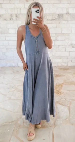 Kennedy Mineral Washed Jumpsuit