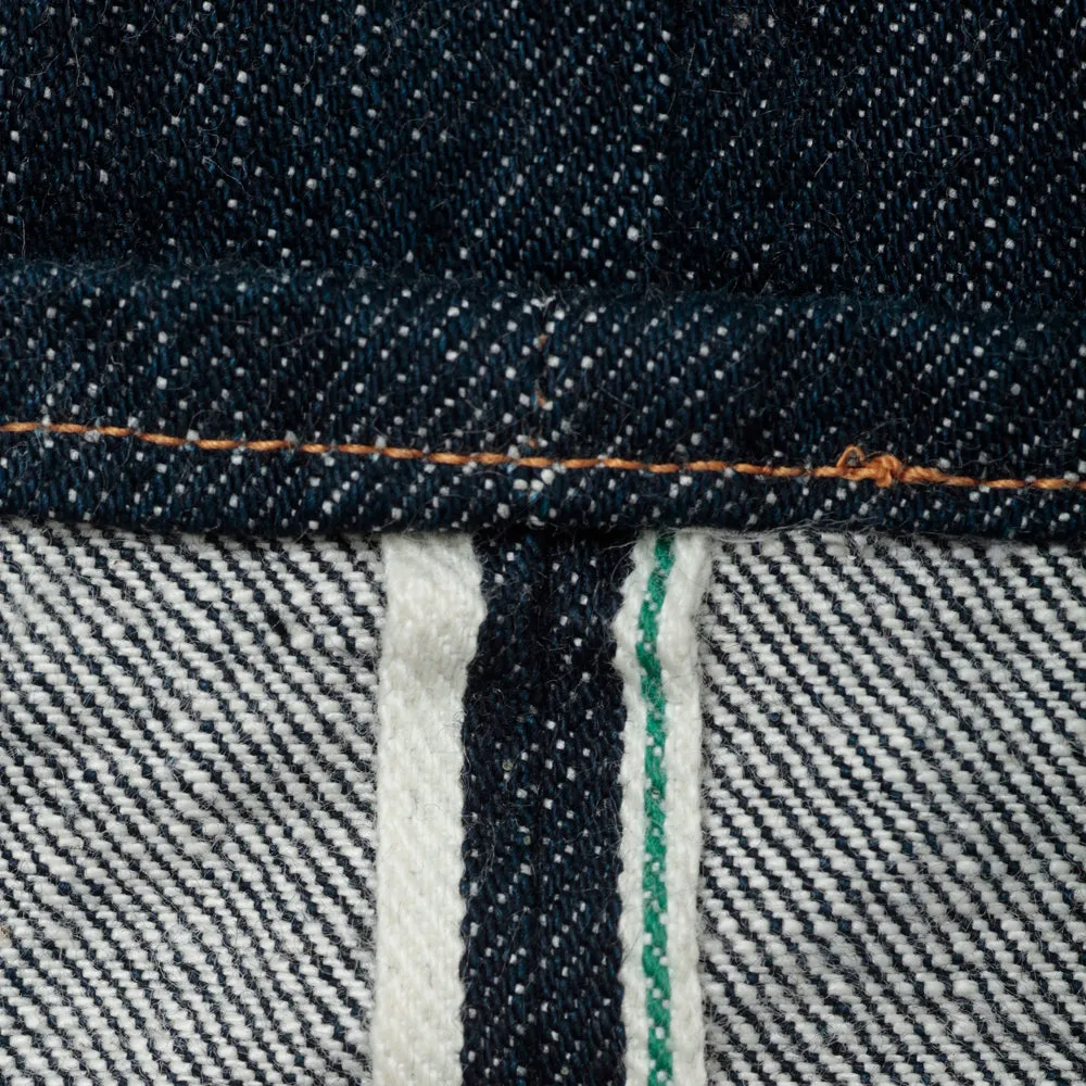 LA JOLLA 13oz Selvedge Green-Cast Denim - Slim Tapered OW