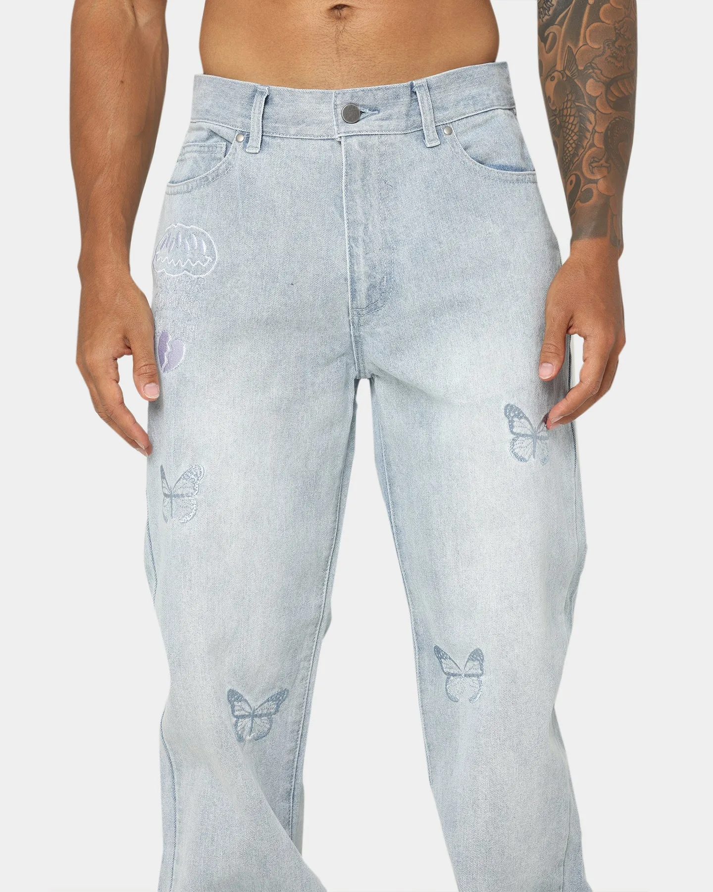 Loiter Freedom Skate Jeans Washed Blue