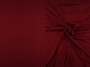 Maroon Jersey Knit Stretched Fabric Satin Lined Headwrap