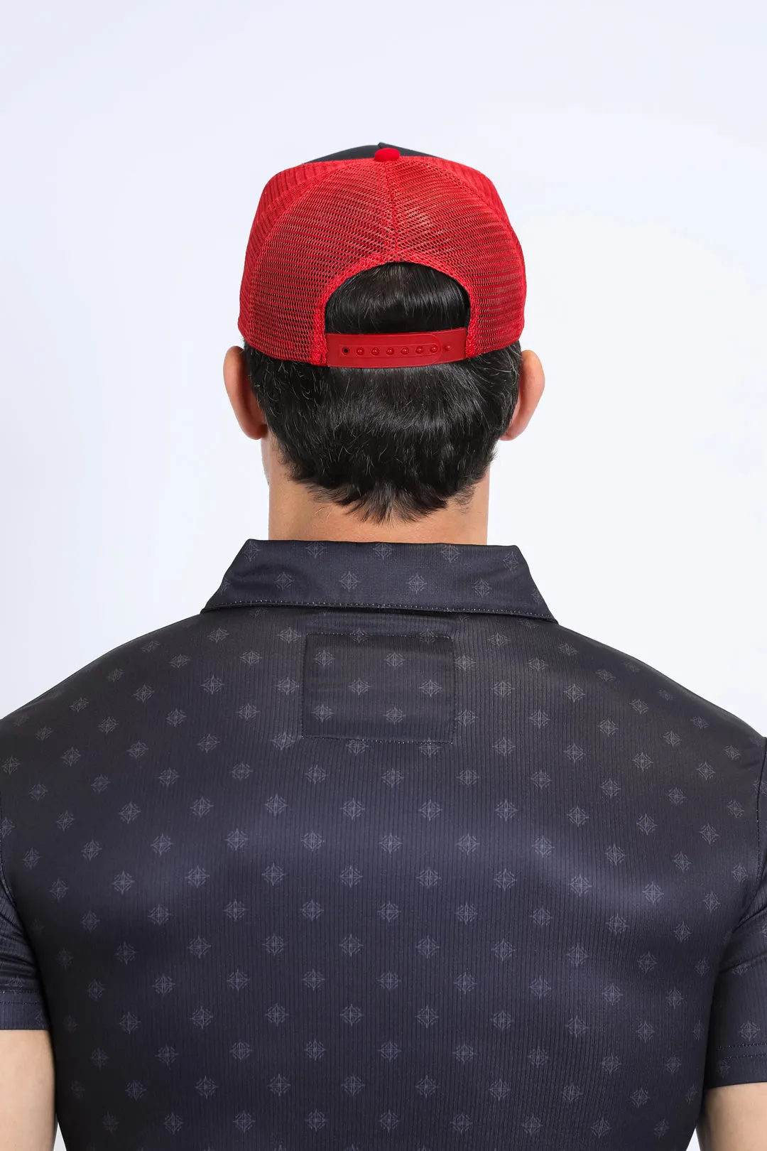 Mens MEXICO 3D Logo Baseball Red Cap