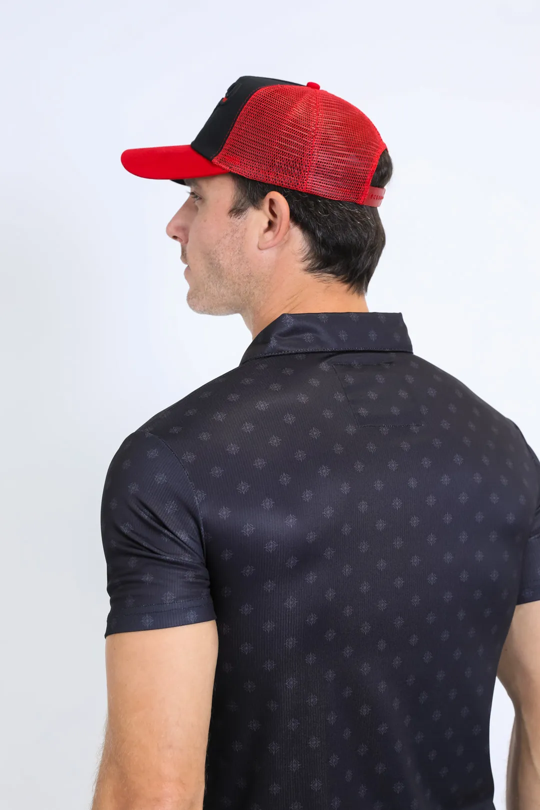 Mens MEXICO 3D Logo Baseball Red Cap