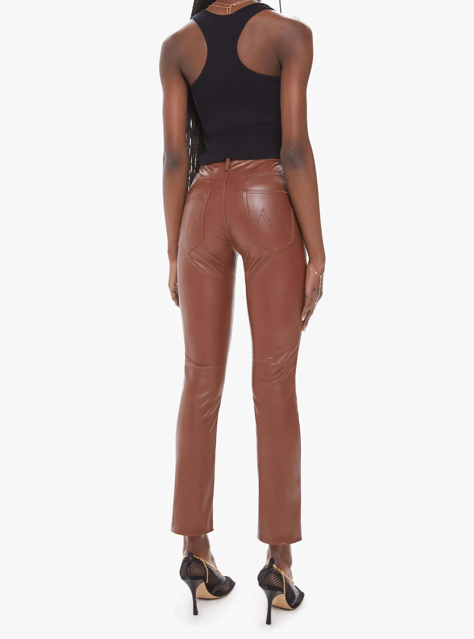 Mother Denim - The Midrise Dazzler Ankle - Friar Brown
