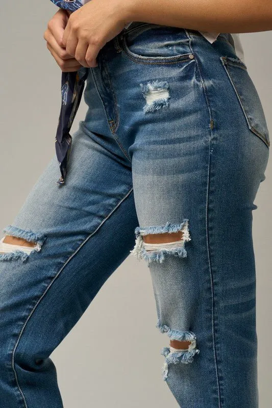 Ripped Boyfriend Jeans