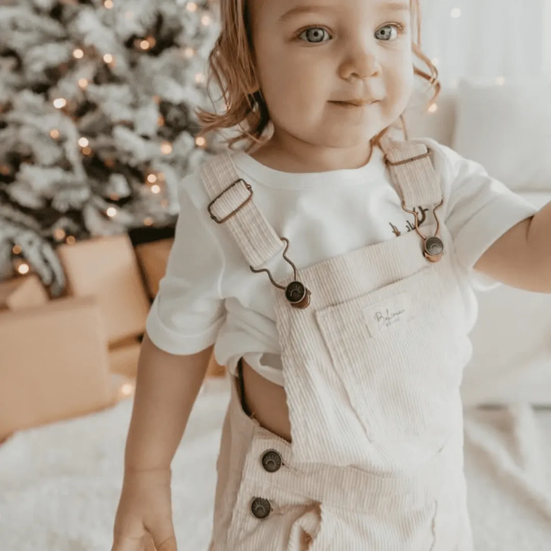 Seaside Cotton Cord Overalls